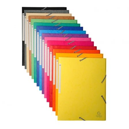 CARPETA EXACLAIR 17100H/ A4 240 X 320MM/ 50 UNIDADES/ COLORES SURTIDOS