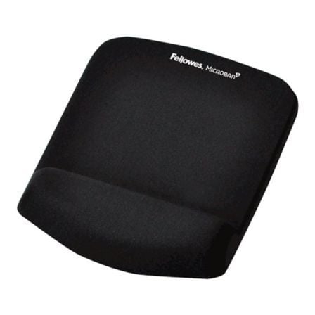 ALFOMBRILLA REPOSAMUNECAS ESPUMA FOAM FUSION PLUSTOUCH FELLOWES 9252003 - PROTECCION ANTIBACTERIAS MICROBAN - COLOR NEGRO