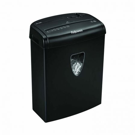 DESTRUCTORA FELLOWES H-8C - HASTA 8 HOJAS - CORTE EN PARTICULAS 4X35MM - DESTRUYE GRAPAS/TARJETAS DE CREDITO/CLIPS - BLOQUEO SEG