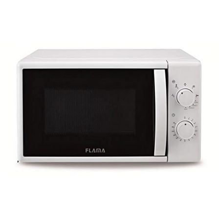 MICROONDAS FLAMA 1814FL BLANCO - 700W - 20L - 6 PROGRAMAS AUTOMATICOS - FUNCION DESCONGELACION