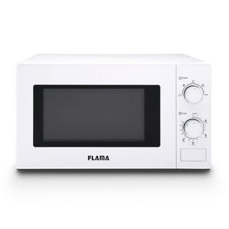 MICROONDAS FLAMA 1846FL BLANCO - 700W - 20L - 5 PROGRAMAS AUTOMATICOS - FUNCION DESCONGELACION