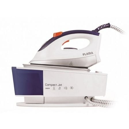 CENTRO DE PLANCHADO FLAMA 548FL - 2000W - DEPOSITO 0.75L - CHORRO DE VAPOR 100G/MIN - VAPOR HORIZONTAL/VERTICAL - SUELA CERAMICA