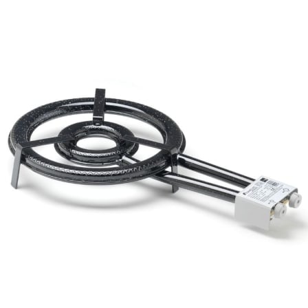 PAELLERO FLAMES VLC T-380/ 2 QUEMADORES/ DIAMETRO 38CM