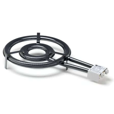 PAELLERO FLAMES VLC T-460/ 2 QUEMADORES/ DIAMETRO 46CM