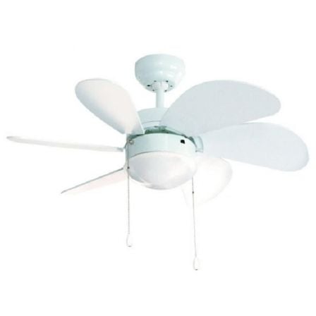 VENTILADOR DE TECHO FM VT-90 B/ 50W/ 6 ASPAS 80CM/ 3 VELOCIDADES