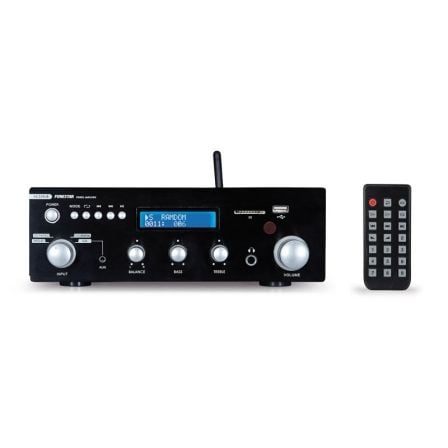 AMPLIFICADOR ESTEREO FONESTAR AS-25RUB - RECEPTOR BLUETOOTH - REPRODUCTOR USB/SD/MP3 - FM - PANTALLA LCD - MANDO A DISTANCIA