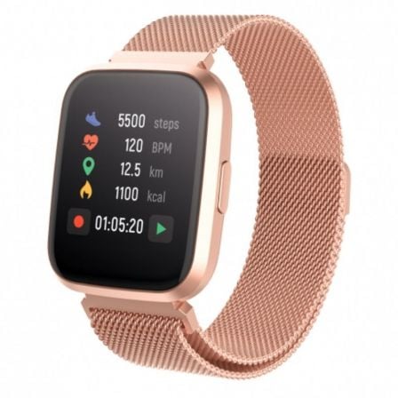 SMARTWATCH FOREVER FOREVIGO2 SW-310/ NOTIFICACIONES/ FRECUENCIA CARDIACA/ ORO ROSADO