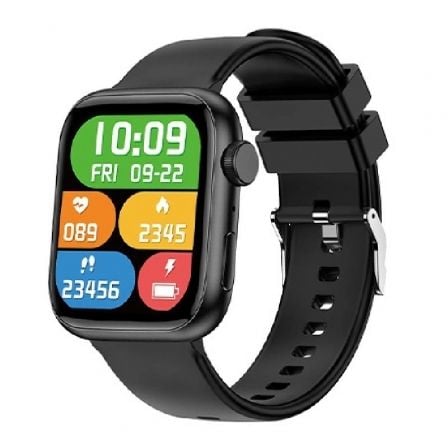 FOREVER SMARTWATCH IGO WATCH 3 JW-500 NOTIFICACIONES/ FRECUENCIA CARDIACA/ NEGRO