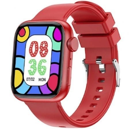 SMARTWATCH FOREVER IGO WATCH 3 JW-500/ NOTIFICACIONES/ FRECUENCIA CARDIACA/ ROJO