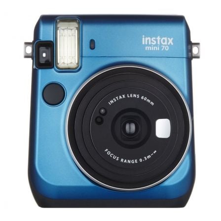 CAMARA DIGITAL INSTANTANEA FUJIFILM INSTAX MINI 70/ TAMANO FOTO 62X46MM/ AZUL