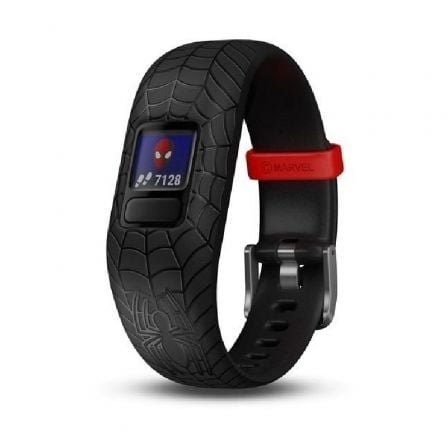 PULSERA SMARTBAND INFANTIL GARMIN VIVOFIT JR2 MARVEL SPIDERMAN/ NEGRA