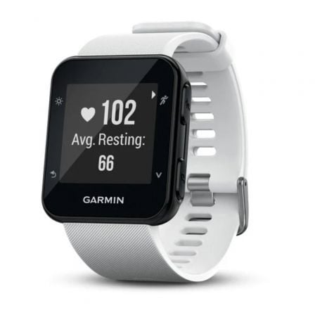 SMARTWATCH GARMIN FORERUNNER 35/ NOTIFICACIONES/ FRECUENCIA CARDIACA/ GPS/ BLANCO