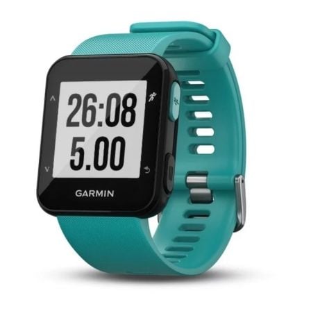 RELOJ DEPORTIVO CON GPS GARMIN FORERUNNER 30 TURQUESA - MULTISPORT - NOTIFICACIONES BASICAS - 5ATM - ACELEROMETRO