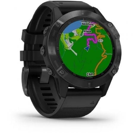 SMARTWATCH GARMIN FENIX 6 PRO/ NOTIFICACIONES/ FRECUENCIA CARDIACA/ GPS/ NEGRO