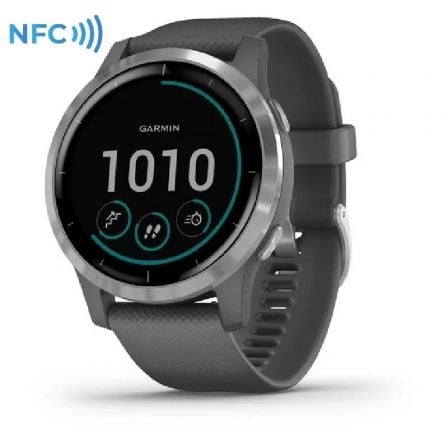 SMARTWATCH GARMIN VIVOACTIVE 4/ NOTIFICACIONES/ FRECUENCIA CARDIACA/ GPS/ GRIS