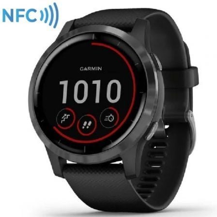 SMARTWATCH GARMIN VIVOACTIVE 4/ NOTIFICACIONES/ FRECUENCIA CARDIACA/ GPS/ NEGRO