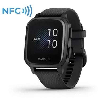 SMARTWATCH GARMIN VENU SQ MUSIC EDITION/ NOTIFICACIONES/ FRECUENCIA CARDIACA/ GPS/ NEGRO