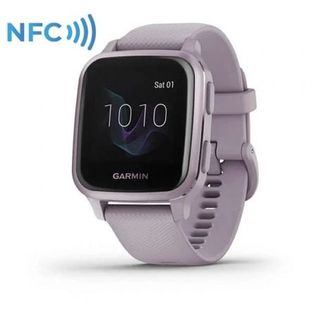 SMARTWATCH GARMIN VENU SQ/ NOTIFICACIONES/ FRECUENCIA CARDIACA/ GPS/ LAVANDA