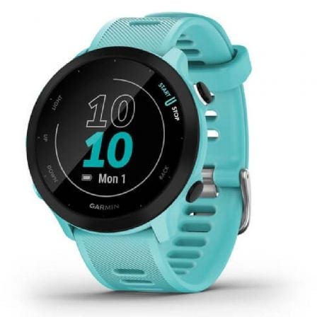 SMARTWATCH GARMIN FORERUNNER 55/ NOTIFICACIONES/ FRECUENCIA CARDIACA/ GPS/ AZUL