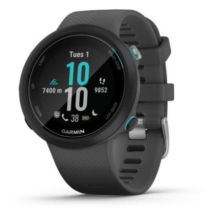 SMARTWATCH GARMIN SWIM 2/ NOTIFICACIONES/ FRECUENCIA CARDIACA/ GPS/ GRIS