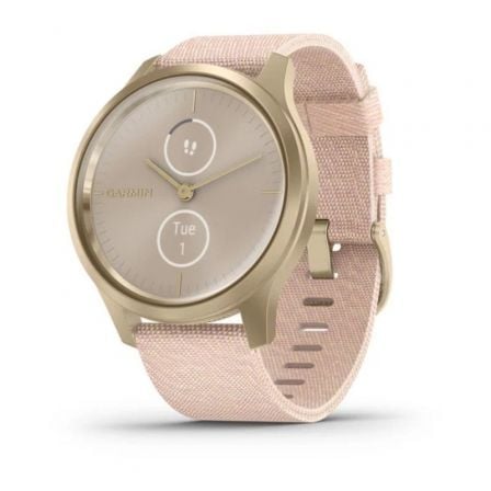 SMARTWATCH GARMIN VIVOMOVE STYLE NOTIFICACIONES/ FRECUENCIA CARDIACA/ GPS/ ORO Y ROSA