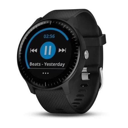 RELOJ DEPORTIVO CON GPS GARMIN VIVOACTIVE 3 MUSIC NEGRO Y PLATA - BT - CONTACTLESS GARMIN PAY - ALMACENAMIENTO HASTA 500 CANCION