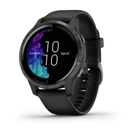 SMARTWATCH GARMIN VENU/ NOTIFICACIONES/ FRECUENCIA CARDIACA/ GPS/ NEGRO