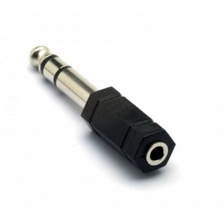 ADAPTADOR ESTEREO GEBL 232B JACK 3.5MM HEMBRA A JACK 6.35MM MACHO