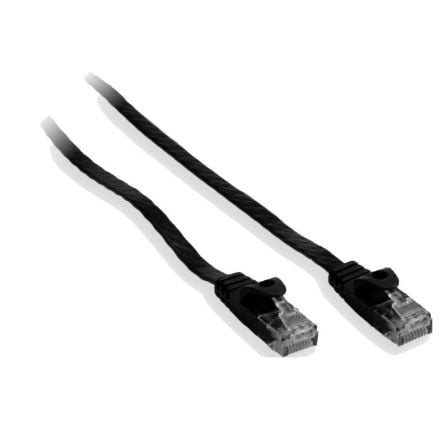 LATIGUILLO DE RED PLANO GEBL 30029 - RJ45 - UTP - CAT 6 - 5M - NEGRO