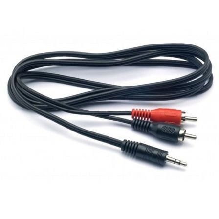 CABLE ESTEREO GEBL ELJ30S JACK 3.5MM MACHO A 2*RCA MACHO - 3 METROS