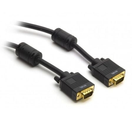 CABLE GEBL HDD2349 VGA MACHO-MACHO - 2*FERRITA - 10 METROS - NEGRO