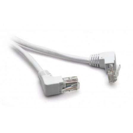 LATIGUILLO DE RED GEBL U9045300 - RJ45 - CAT 5 - CONECTORES A 90 - 3M - BLANCO