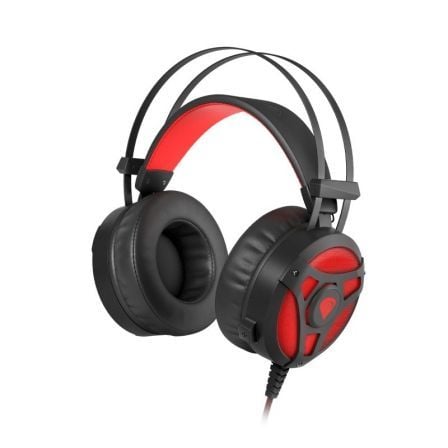 AURICULARES GAMING CON MICROFONO GENESIS NEON 360/ ROJO