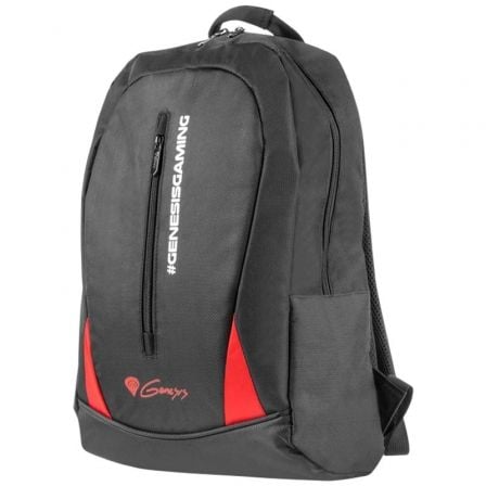 MOCHILA GENESIS PALLAD 100 BLACK - CAPACIDAD 15 LITROS - PARA PORTATILES HASTA 15.6"/39.6CM - 1 COMPARTIMENTO - PARTE TRASERA VE