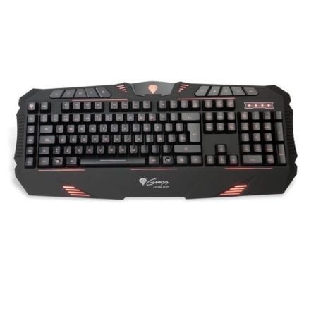 TECLADO GAMING GENESIS RX66 - 3 NIVELES RETROILUMINACION - 110 TECLAS + 10 MULTIMEDIA - USB 2.0