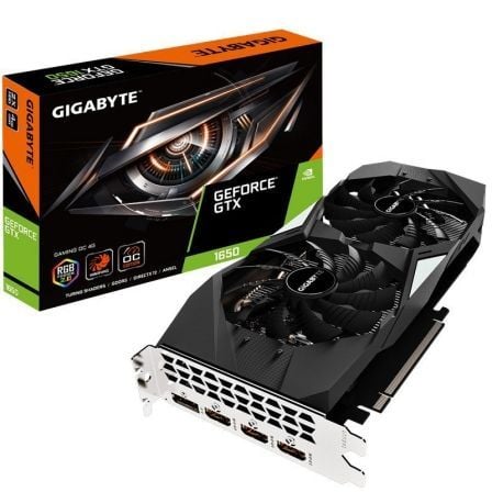 TARJETA GRAFICA GIGABYTE GEFORCE GTX 1650 GAMING OC 4G - 1815MHZ - 4GB GDDR5 - 128 BIT - PCIEX 3.0 - 3*HDMI - DISPLAYPORT