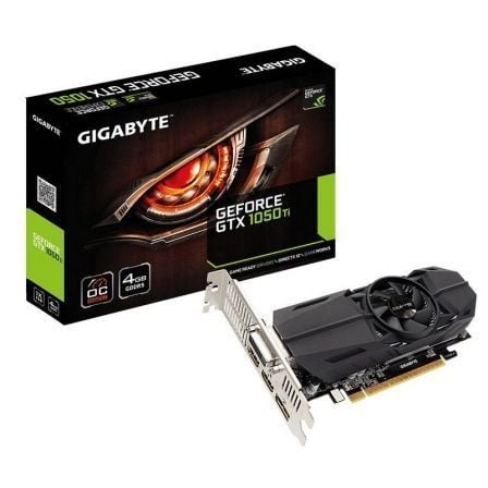 TARJETA GRAFICA GIGABYTE GEFORCE GTX 1050TI OC/ 4GB GDDR5/ PERFIL BAJO