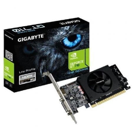 TARJETA GRAFICA GIGABYTE GEFORCE GT 710/ 1GB GDDR5/ PERFIL BAJO