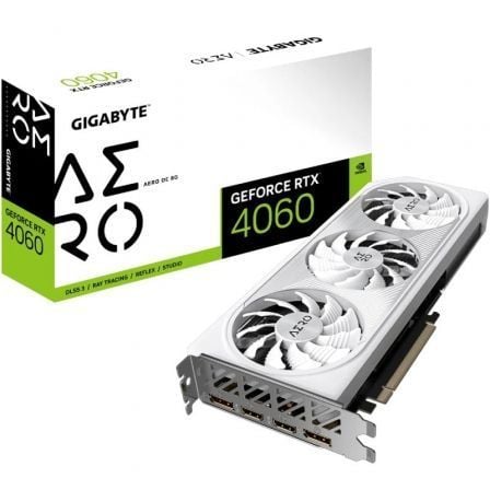 TARJETA GRAFICA GIGABYTE GEFORCE RTX 4060 AERO OC 8G/ 8GB GDDR6