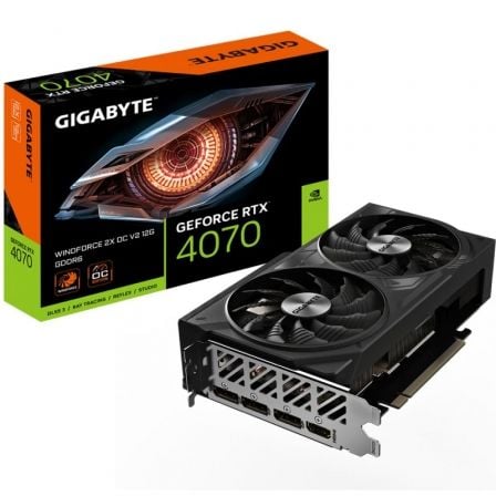 TARJETA GRAFICA GIGABYTE GEFORCE RTX 4070 WINDFORCE 2X OC V2 12G/ 12GB GDDR6