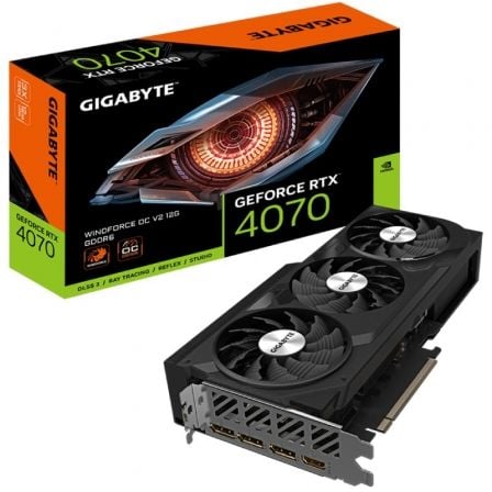 TARJETA GRAFICA GIGABYTE GEFORCE RTX 4070 WINDFORCE OC V2 12G/ 12GB GDDR6