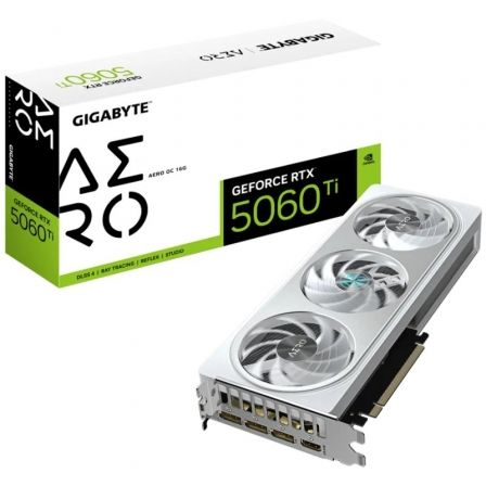 TARJETA GRAFICA GIGABYTE GEFORCE RTX 5060 TI AERO OC/ 16GB GDDR7