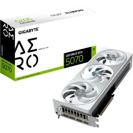 TARJETA GRAFICA GIGABYTE GEFORCE RTX 5070 AERO OC 12G/ 12GB GDDR7