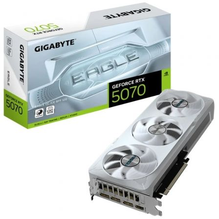 TARJETA GRAFICA GIGABYTE GEFORCE RTX 5070 EAGLE OC ICE SFF/ 12GB GDDR7