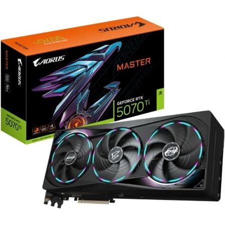 TARJETA GRAFICA GIGABYTE AORUS GEFORCE RTX 5070TI MASTER 16G/ 16GB GDDR7