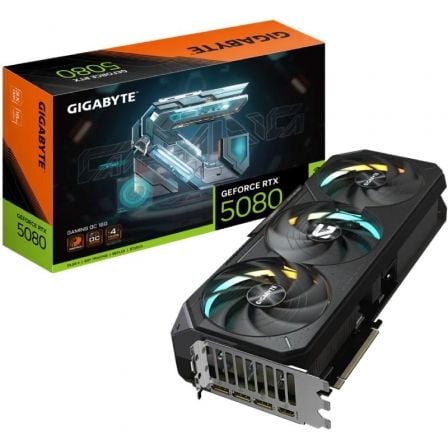 TARJETA GRAFICA GIGABYTE GEFORCE RTX 5080 GAMING OC/ 16GB GDDR7