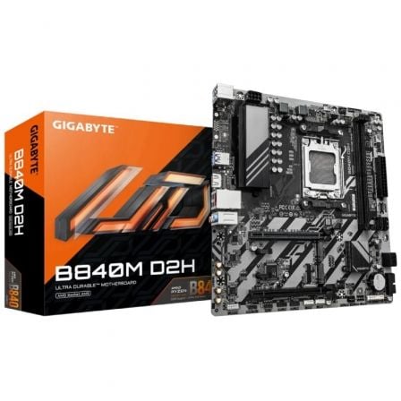 PLACA BASE GIGABYTE B840M D2H SOCKET AM5/ MICRO ATX