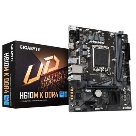 PLACA BASE GIGABYTE H610M K DDR4 SOCKET 1700/ MICRO ATX | Placas base