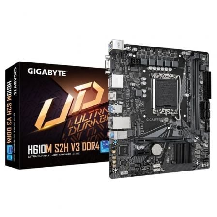 PLACA BASE GIGABYTE H610M S2H V3 DDR4 SOCKET 1700/ MICRO ATX