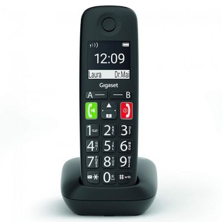 TELEFONO INALAMBRICO GIGASET E290/ PACK DUO/ NEGRO